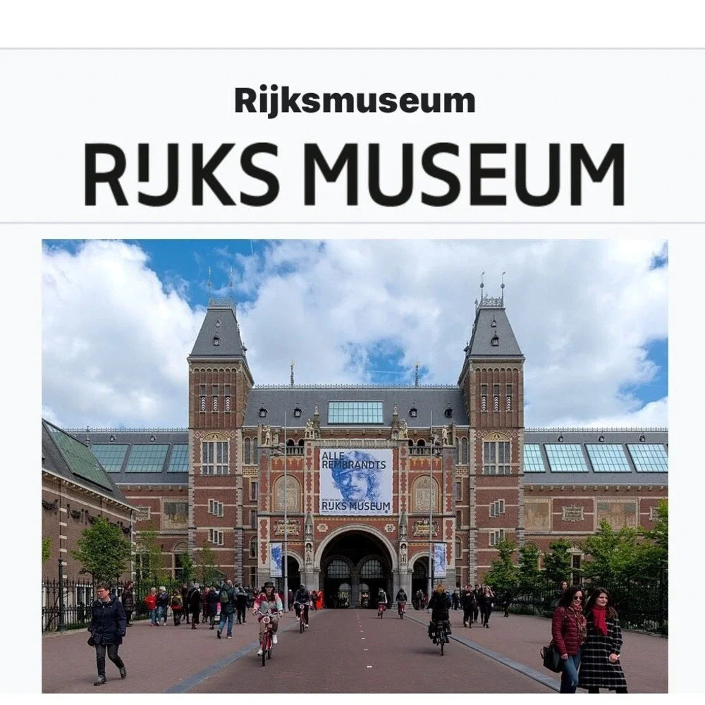 Rijksmuseum Silk Scarf Alexander van‎ Slobbe Art Print Square 46